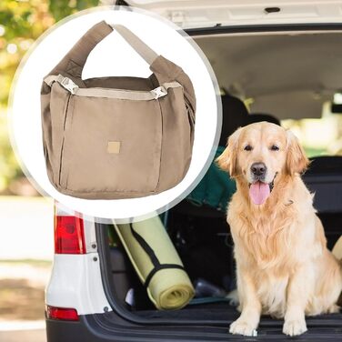 Рюкзак-переноска для собак, рюкзак для цуценят, рюкзак для котів, зручний, легкий, для вигулу, подорожей, Khaki