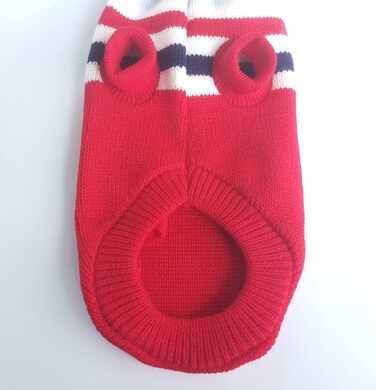 Теплий трикотажний светр-холольник VEDEM для собак, розмір 3XL, червоний, для активного відпочинку