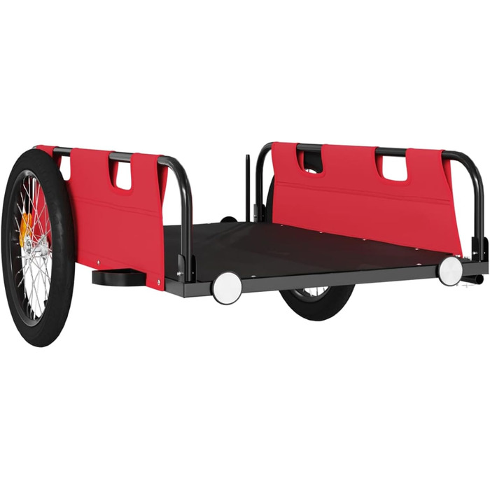 Причіп для велосипеда ARKEM, червоний, з тканини Oxford та сталевим з'єднувачем. Причіп для велосипеда, кошик для собак