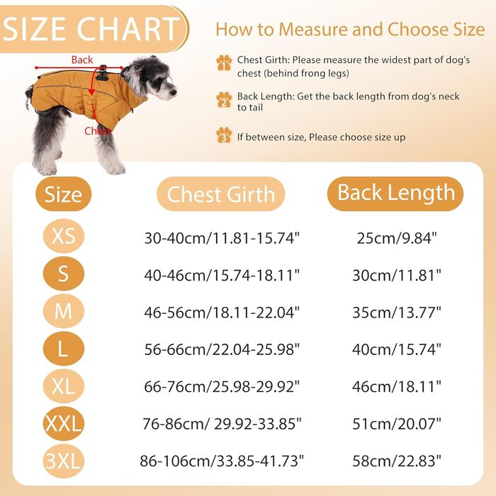 Теплий зимовий одяг для собак Savlot: водонепроникна куртка з флісовою підкладкою (L, жовтий)