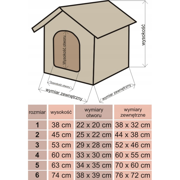 Буда для собак Doggy – м'яке лежак-будиночок, ліжечко для собак, 70x60x63 см