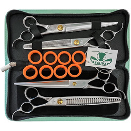 Набір професійних ножиць для грумінгу Gold Mantis Deluxe 440C, 4 шт.