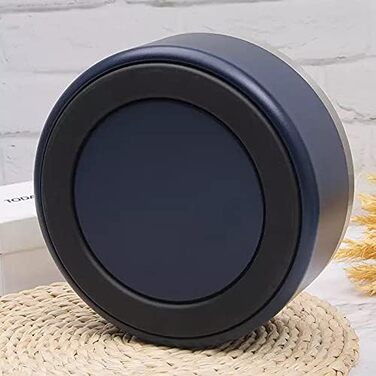 Нержавійна миска для собак та котів Gteller, подвійні стінки, 907 мл, сіра