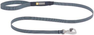 Повідок для собак RUFFWEAR Hi & Light, міцний, з інтегрованою кишенею, Crux-Clip, компактний, сірий Basalt Grey