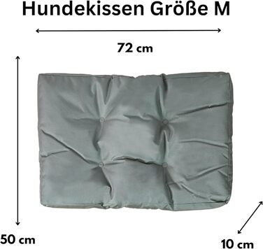 Лежанка для собак Frosal: водонепроникна, миється, розміри M, L, XL (M - 72x50 см)