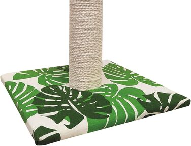 Котячий будиночок-когтеточка Croci з картону, 2-шарова, для дорослих котів, 42x35x50 см, зелений, 1 шт.