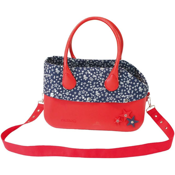 Сумка для собак Croci C2178866 Red Star, силікон, 40x20x28 см