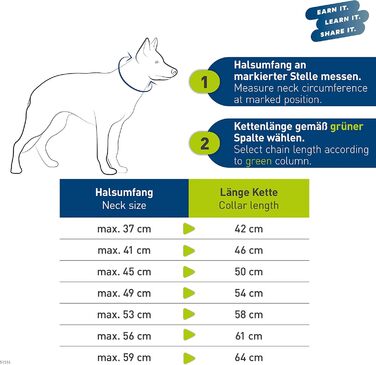 Ланцюжок-ошийник Sprenger для собак з довгою шерстю, 3 мм, нержавіюча сталь, для порід до 55 кг, 54 см