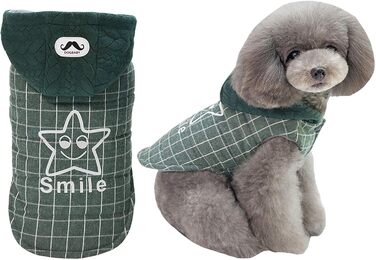 Теплий зимовий одяг для собак: куртка-худі для маленьких та середніх собак і котів (XL, зелений)