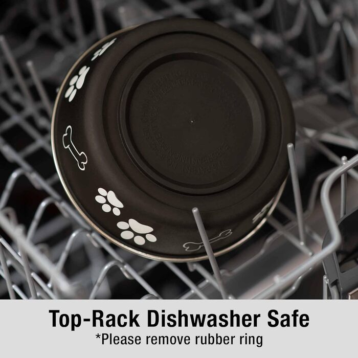 Миска для собак Loving Pets Bella Bowls, нержавіюча сталь, L, Espresso Brown