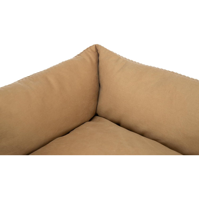 Тріксі Лежанка для собак Marley, жовта, 100 x 70 см - м'яка та зручна, з бавовняного канвасу, для маленьких собак