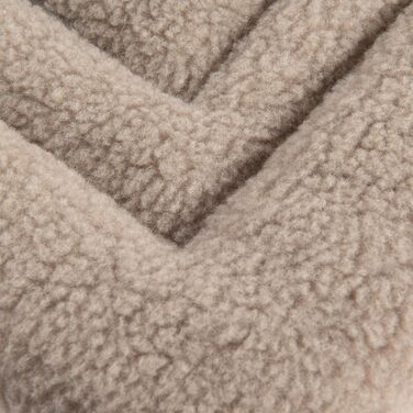 Міцне канвасове ліжко для собак Carhartt, коричневе, Sherpa-матрац, розмір L