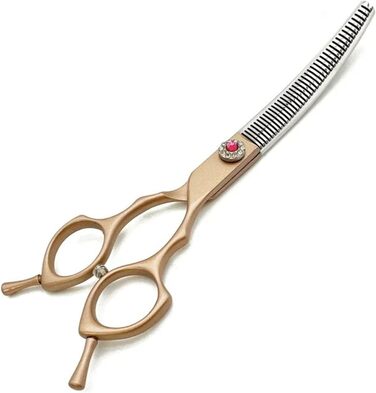 Ножиці для грумінгу собак і котів Floraslee: професійні ножиці для стрижки шерсті з регулюванням (тонке проріджування 25-30%)