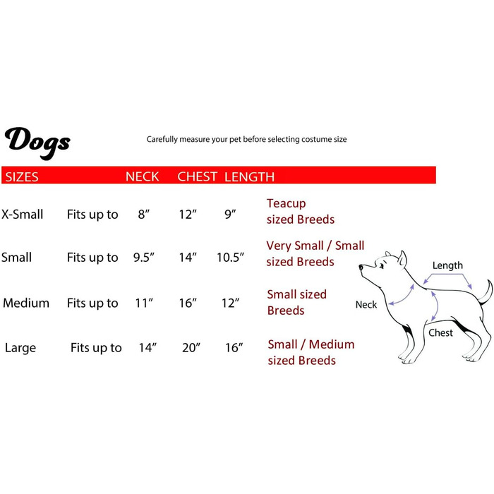 Костюм для собак від California Costumes, розмір M (Medium)