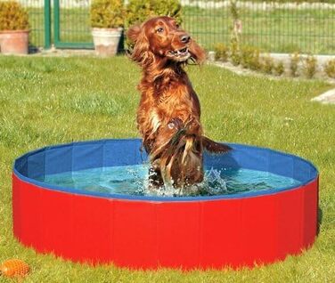 Karlie DOGGY POOL басейн для собак, червоно-синій, 160 см