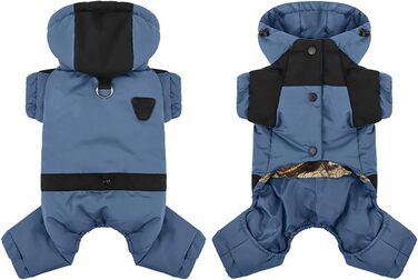 Зимовий теплий костюм для ляльки (43 см) з капюшоном, 4 ноги