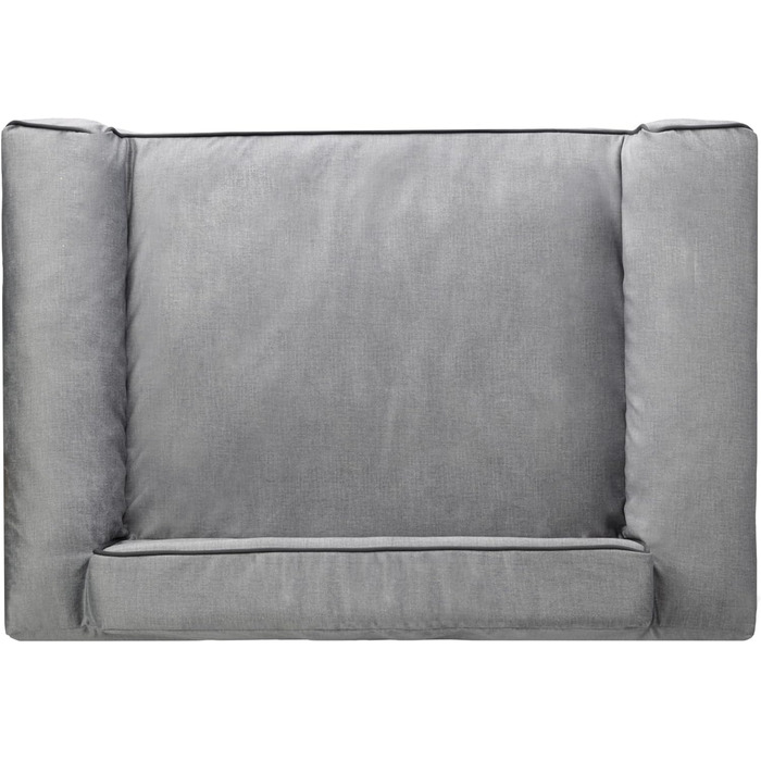 Ліжко для собак Glamour New, знімний і праний чохол, розмір M 78x53 см, сірий Fancy, лежак-корзина для малих, середніх і великих порід