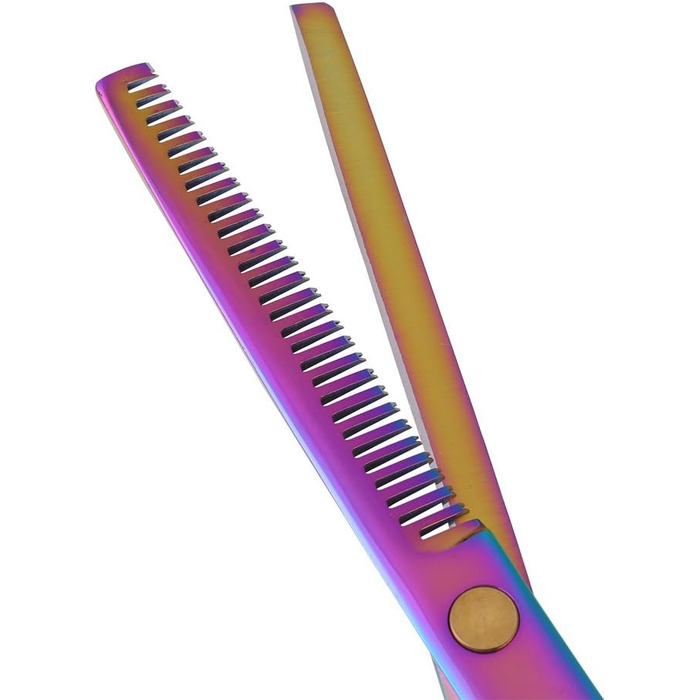 Набір професійних ножиць для грумінгу собак з безпечними закругленими кінцями, набір ножиць для шерсті, грумінг-ножиці з нержавіючої сталі для собак (кольорові)