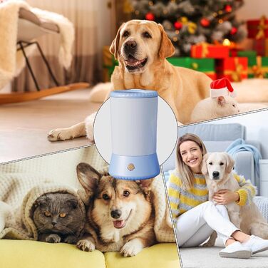 Автоматичний очищувач лап для тварин Blue – для собак та котів, видаляє бруд та сміття, догляд за кігтями