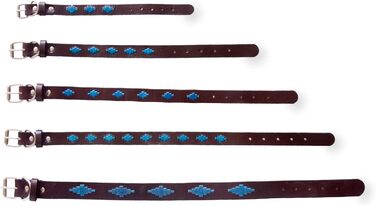 Нашийник для собак Gaucho Goods, м'яка шкіра, розмір M, Tahoe