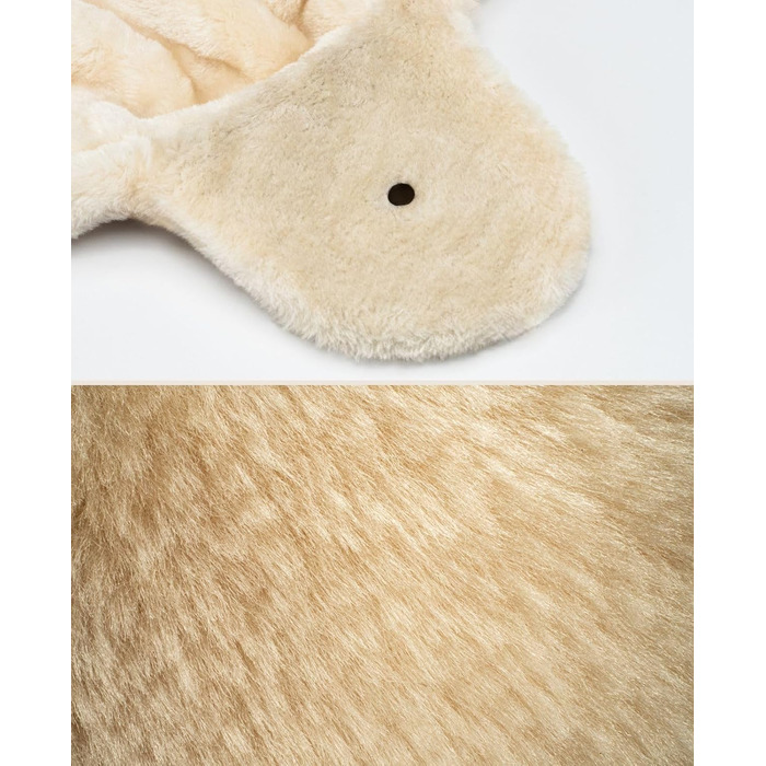 Лежанка для кота з м'якого плюшу для когтеточки, Ø 40 см, глибина 25 см, зручна ліжечка для будь-якого когтеточки з різьбленням M8, міцний металевий каркас для котів будь-якого розміру, (глибина 15 см, Бежевий)