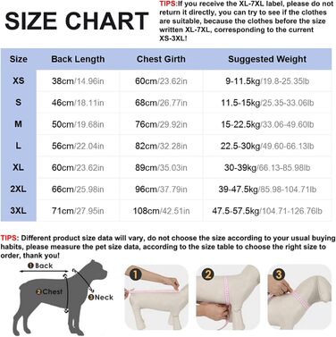 Зимовий теплий костюм для собак, піжама-комбінезон для великих і середніх собак, м'який, для холодної погоди, темно-синій (6XL)