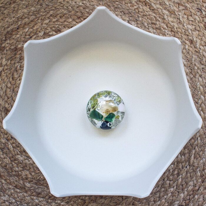 Напійниця для собак та котів VitaJuwel з бамбука з сумішшю дорогоцінних каменів | (NATURWEISS)