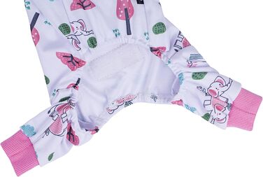 Білий новорічний костюм для собак, піжама для маленьких та середніх собак, дівчаток та хлопчиків, смішний одяг для тварин, кота або собаки, рожевий