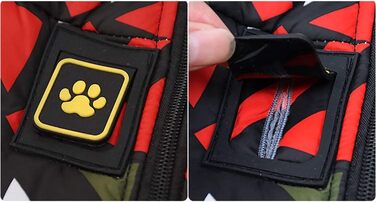 Теплий зимовий одяг для собак: бавовняний куртка-манта для малих, середніх та великих собак, 3XL, червоний