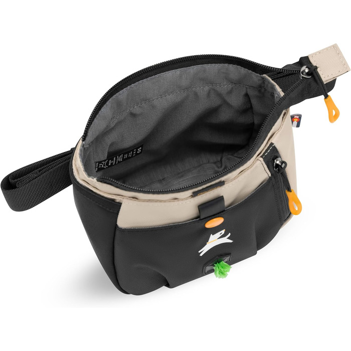 ОлліДог Backcountry Tagestasche - сумка для ласощів та відходів для собак, з кліпсою на пояс, Raven S'25