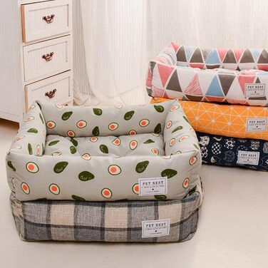 Килимок для котів Icegrey: стильний лежак з бавовни та льону, 60x50 см