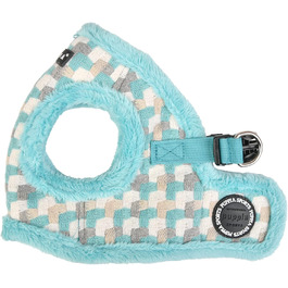 Шлея Puppia Arden Harness B для малих і середніх собак, регульована, комфортна, аква, розмір L
