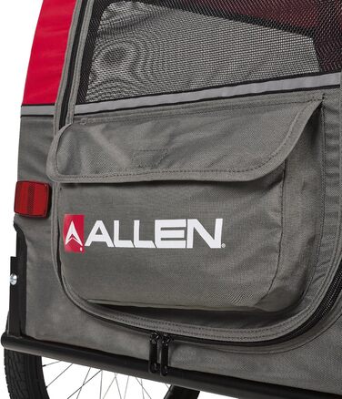 Причіп для велосипеда для собак Deluxe Getaway Solids M, червоний – для прогулянок