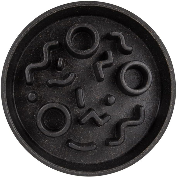 District 70 Повільний годівник для котів з бамбука, діаметр 13,5 см, сірий