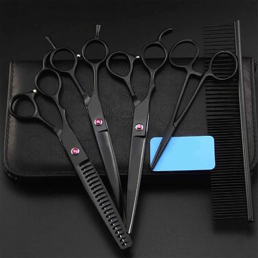 Професійний набір для стрижки шерсті для лівшів, міцний, з титановим покриттям, для собак, котів та інших тварин