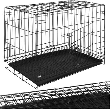 Клітка для гризунів SPRINGOS з двома дверцятами, 60 x 50 x 42 см