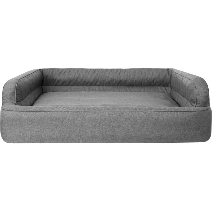 Крісло-ліжко для собак та котів, ліжко для тварин, знімний чохол, графіт, XXL (117x79 см)