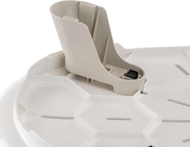 Підвищене ліжко для собак та котів Ferplast Throne з бавовняним подушкою, білий, 61.5 x 45 x 26 см