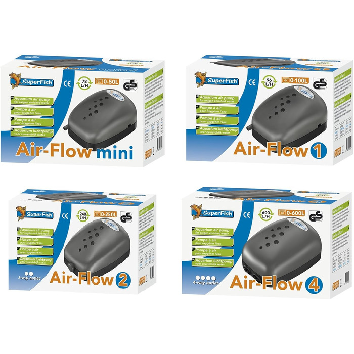 Компресор для акваріума Superfish Air Flow 2, 240 л/год