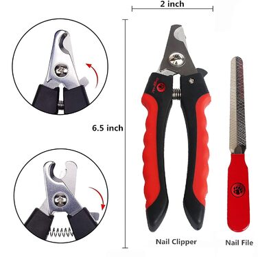 Професійний набір для догляду за шерстю тварин 10-в-1: для собак та котів, набір для стрижки, вичісування та догляду за довгою шерстю