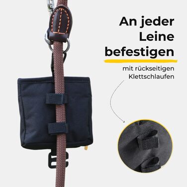 Сумка для ласощів для собак з дозатором кульок – Магнітна застібка, карабін та липучка – Компактна сумочка для цукерок для собак – Ідеально для дресирування та прогулянок