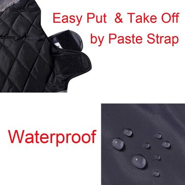 Водонепроникний теплий зимовий одяг для собак, Blu, S - JoyDaog