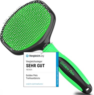 М'яка щітка для тварин Testurteil Sehr Gut: ідеальна для котів та собак, включаючи пуделів. Розмір M (L).