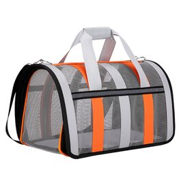 Складана переноска для тварин: зручна переноска для собак та котів з вентиляцією, м'яка сумка для обличчя, легка переноска для подорожей літаком та прогулянок