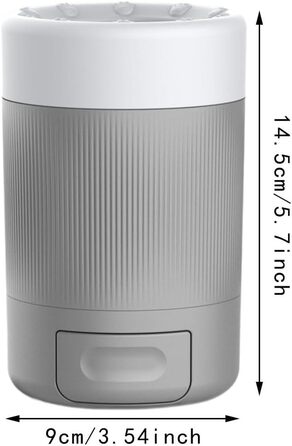 Автоматичний очищувач лап для собак Milageto, портативний, сірий. Догляд за тваринами, для цуценят, легке очищення лап