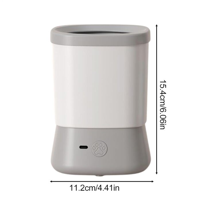 Очисник лап для собак - портативний інструмент для миття лап, 2 швидкості, аксесуар для ванни для собак