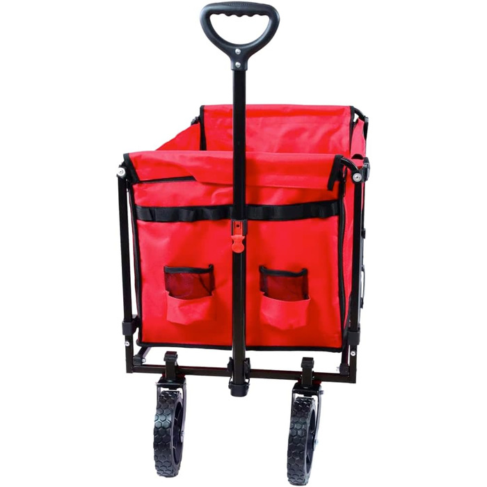 Фросал Візок для перевезення собак Бруно червоний складний | Транспортний візок для собак з легким доступом