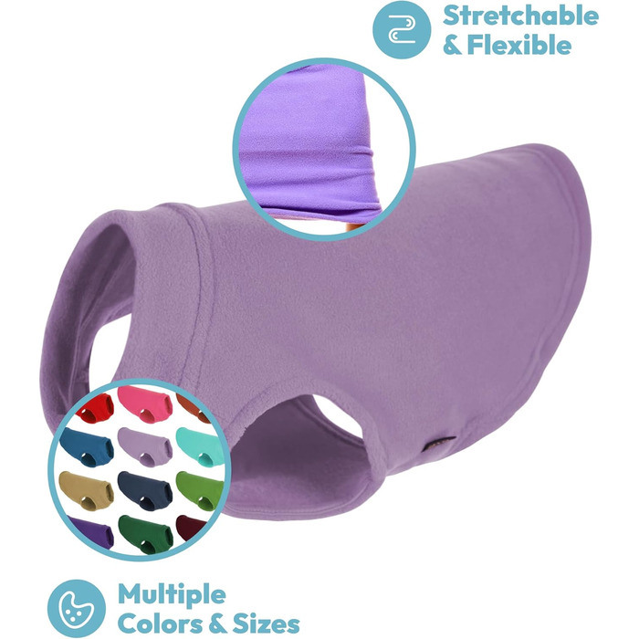 Тепла жилетка для собак Gooby, чорний колір, розмір XL, флісова жилетка-пуловер