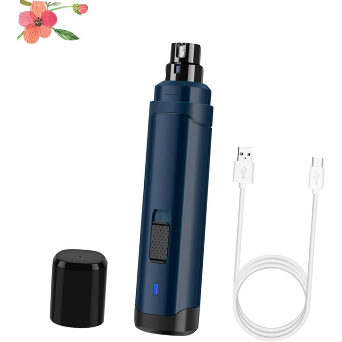 Автоматичний електричний шліфувальник для кігтів домашніх тварин Angoily для собак та котів. USB-полірувач, тихий та безпечний, для безстресового підстригання кігтів. Підходить для маленьких та середніх тварин