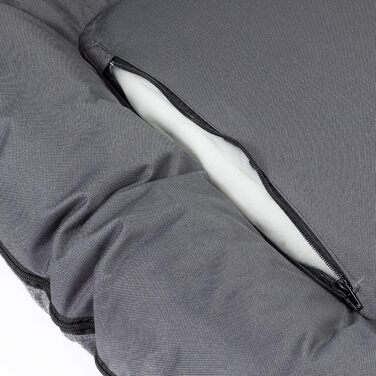 Водонепроникне лежанка для собак, лежанка-матрац з Codura, сіра, розмір M (80 x 65 см) | Для дому та вулиці | Лежанка для середніх собак